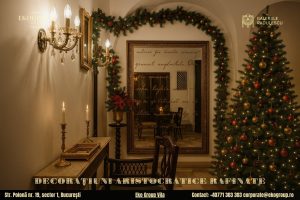 Decoratiuni de Craciun în stil interbelic: Eleganța nobiliară a Eko Group Vila la «Crăciunul anilor ’30»
